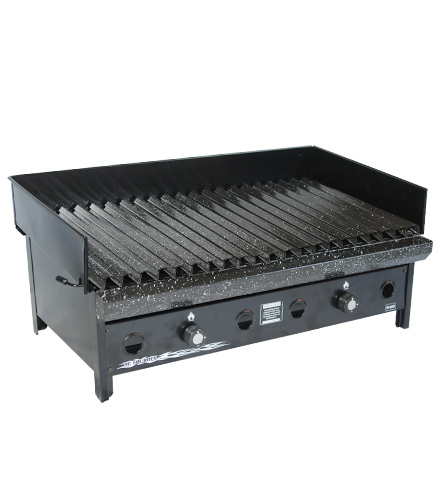 Parrilla a gas Lou 80, con laterales