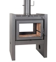 Calefactor de alto rendimiento Lapacho 70 DL - Ñuke