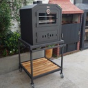 Horno de calor envolvente 90 con carro - Ñuke
