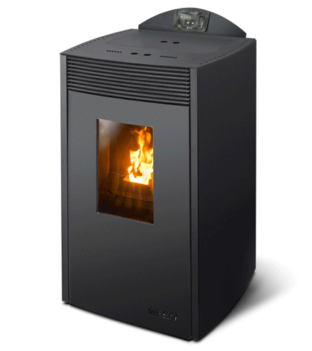 Calefactor alto rendimiento, estufa, a pellets Klein Kurve - Öfen