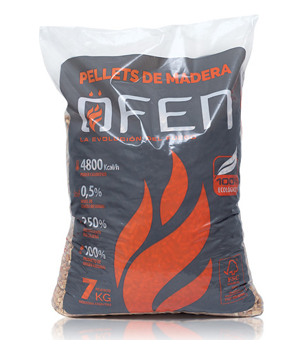 Bolsa de pellets de 7 kgs - Öfen