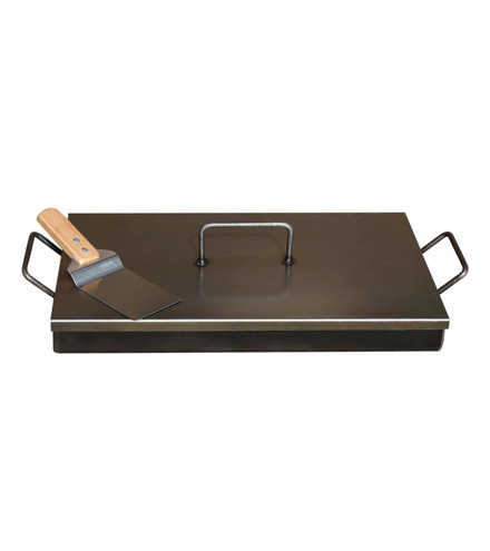 Plancha 2 hornallas con tapa 