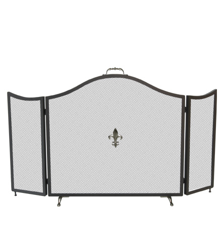 Chispero estandar curvo biombo, detalles en platil