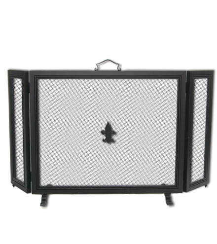 Chispero biombo Romano, detalles en hierro