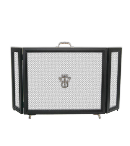 Chispero biombo Romano, detalles en platil