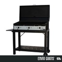 Parrilla a gas Ponderosa 100 c/ tapa y carro - Tas Eme