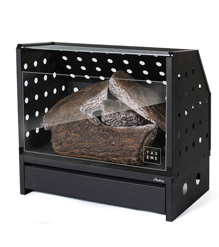 Leño a gas Andino Black 5000 calorías