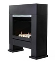 Hogar a gas hogar Koper Classic 4000 frontal negro