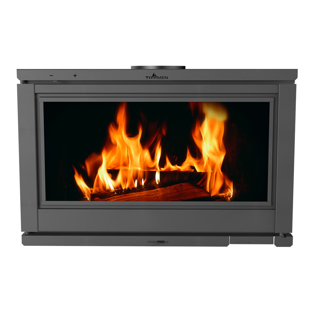 Hogar Insertable a leña OMBU Grande - Tromen