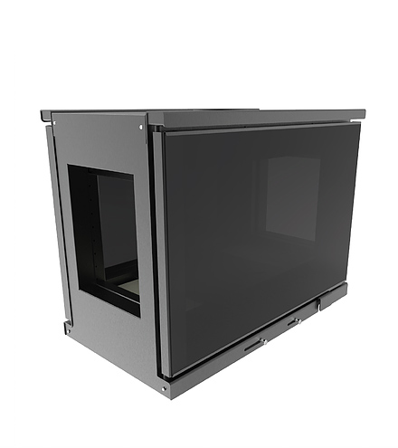 Hogar Insertable a leña PARIS Cuatro Caras - Tromen