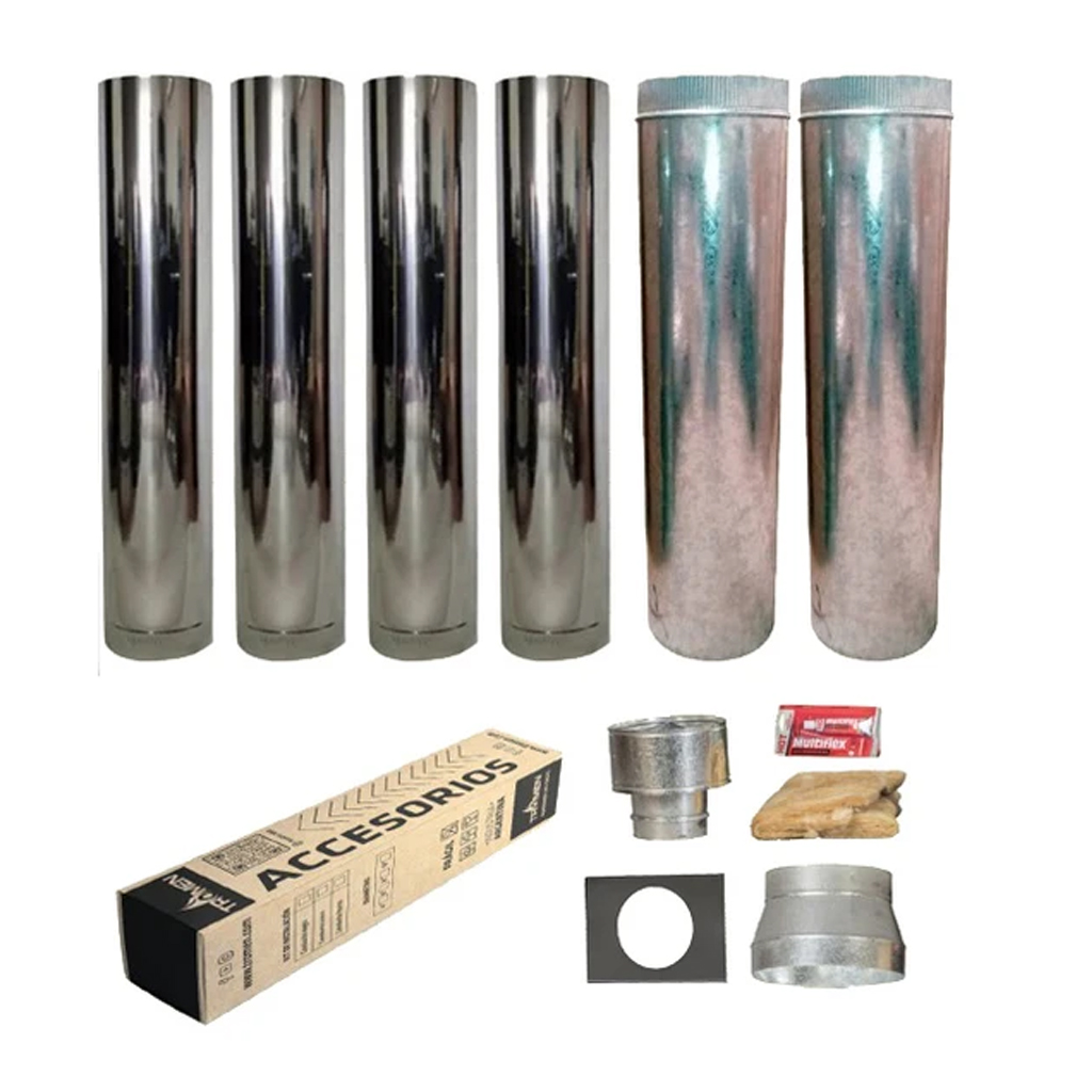 Kit de instalación 6" Inoxidable - Tromen