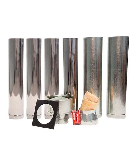 Kit de instalacion 8 pulg. Inoxidable - Tromen