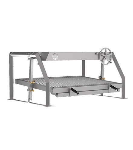 Parrilla Grill Pro 650, 5 módulos Inox - Fuego Criollo