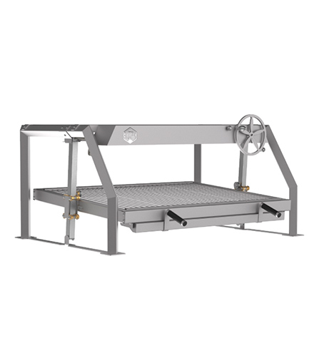Parrilla Grill Pro 800, 3 módulos Inox - Fuego Criollo