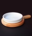 Provoletera con base de madera 
