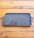 Plancha fundida acanalada