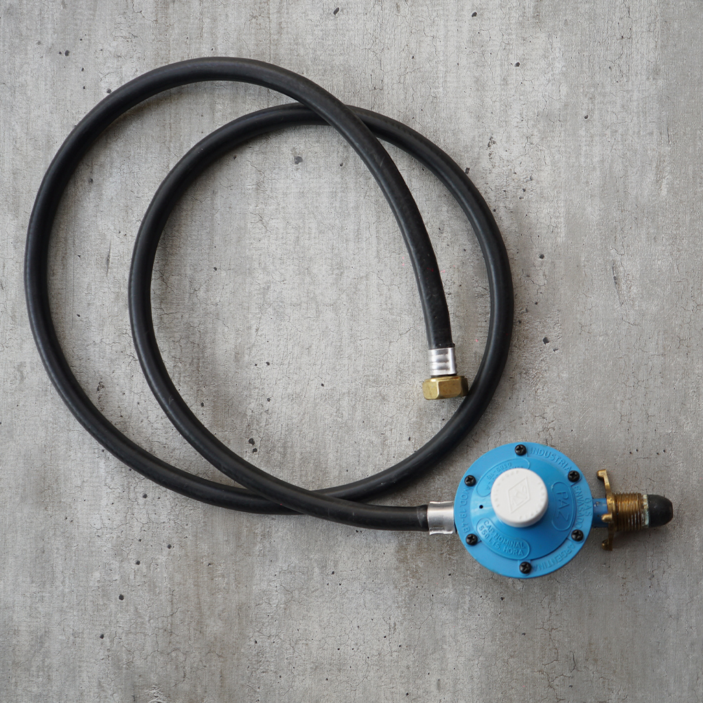 Regulador modelo 19/4 x 1,50 mts gas envasado