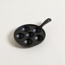 Provoletera de hierro fundido con 7 cavidades