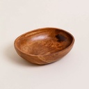 Cuenco ovalado acacia manila 26x20x6,5 cm