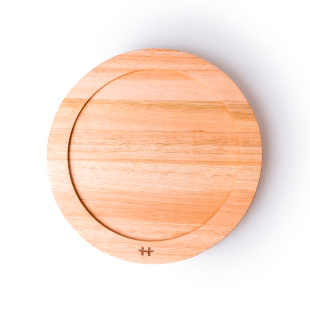 Plato de madera Mesopotamia 28 cm - Herencia Grill