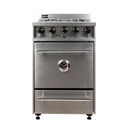 Cocina industrial con puerta de acero 55cm - Kokken