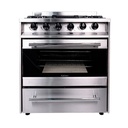 Cocina industrial con puerta de vidrio y plancheta 76cm - Kokken