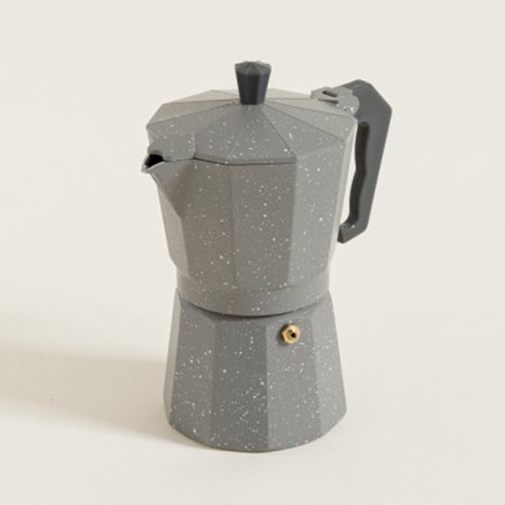 Cafetera tipo Italiana gris 300ml