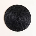 Individual redondo Vinh negro 34cm