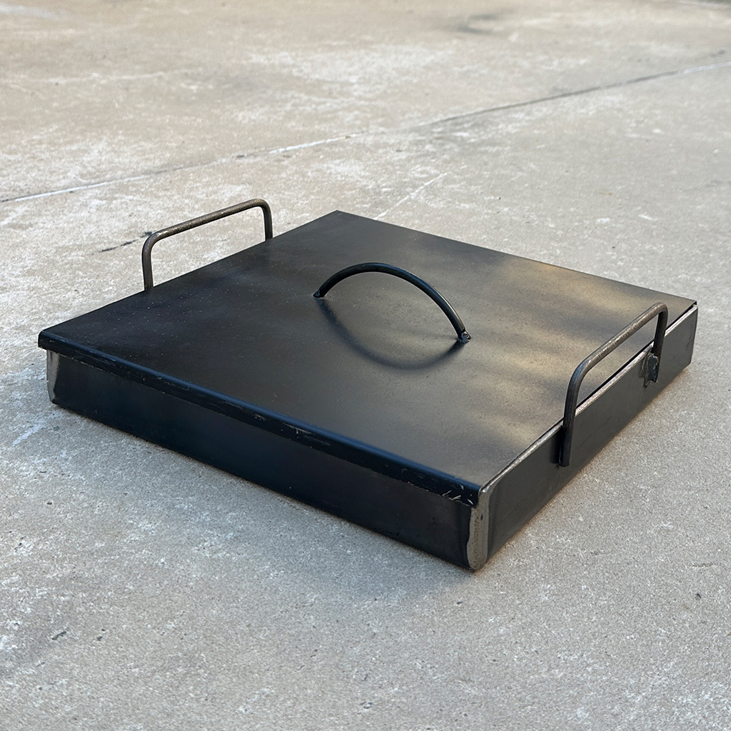 Plancha bifera 30x30 con tapa
