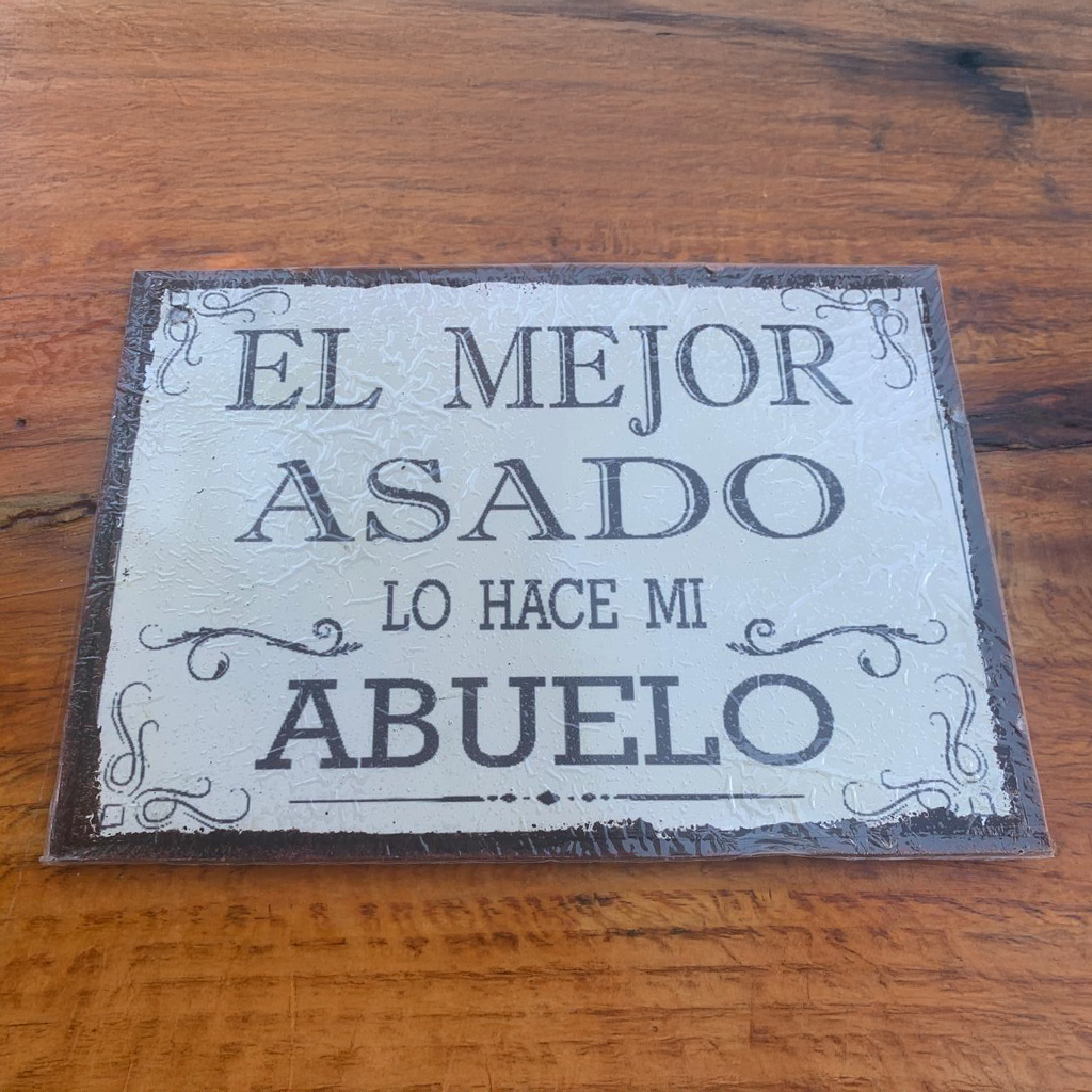 Carteles Chicos - Chapa