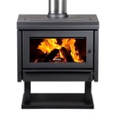 Calefactor alto rendimiento Wide Charcoal - Bosca