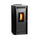 Calefactor alto rendimiento a Pellet Black Vision Negro - Bosca