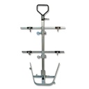 Asador cruz - Estaca hierro 80 cm