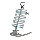 Asador cruz - Estaca libro hierro 45 x 30