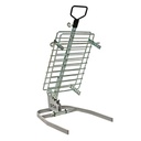 Asador cruz - Estaca libro hierro 60 x 40