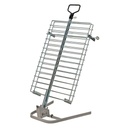 Asador cruz - Estaca libro hierro 75 x 50