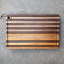 Tabla de corte premium MIX de maderas 60x40