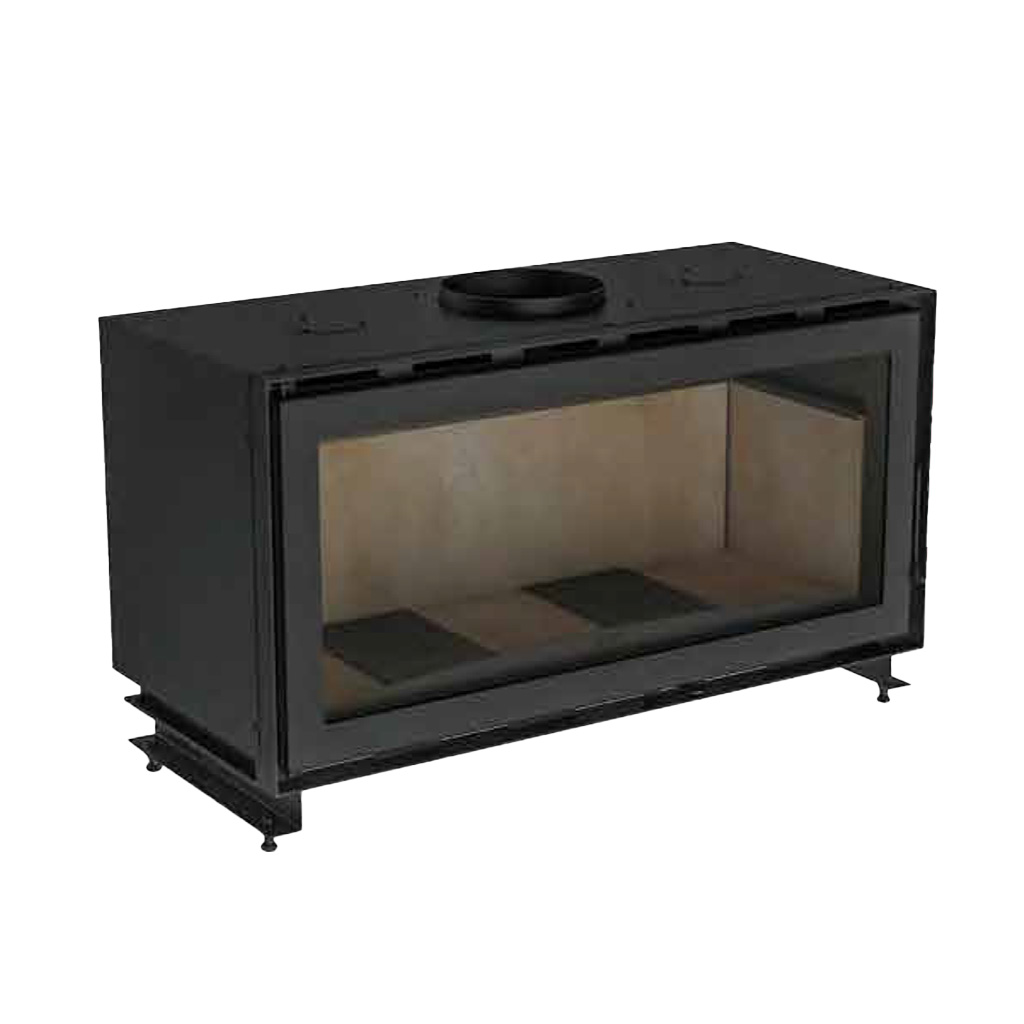 Hogar insertable a leña E600INS Grafite - Metávila