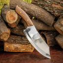 Hachuela de cocina en inoxidable,  Madera