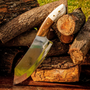 Hachuela de cocina en inoxidable, Combinada