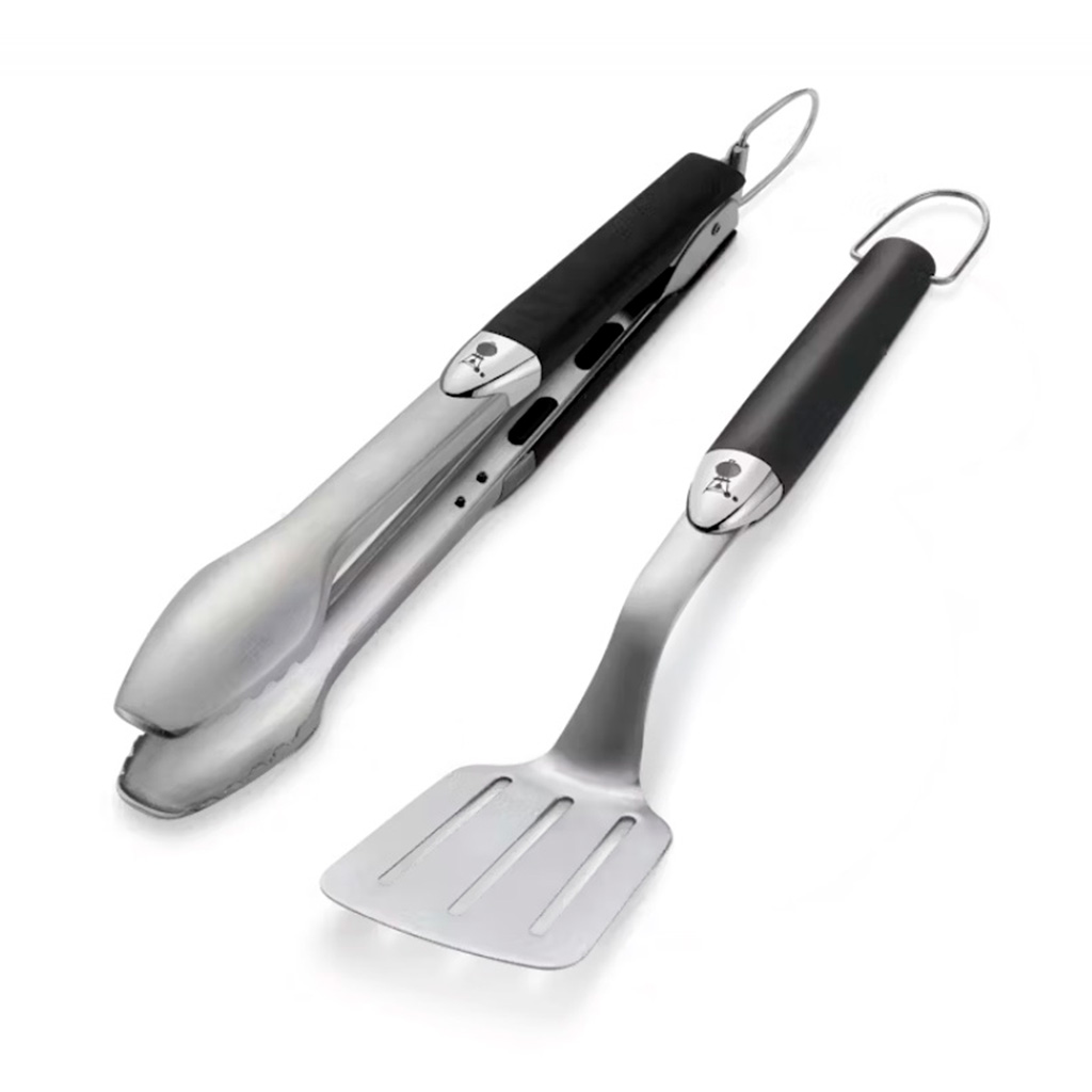 Juego/Set de 2 Pinza y Espátula Premium - Weber