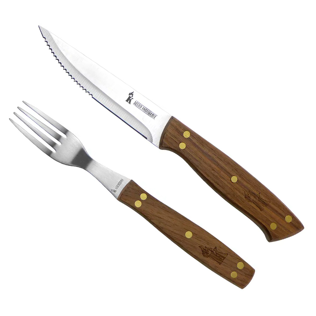 Juego de cubiertos parrilleros x 4