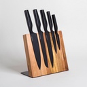  Taco imantado x 5 acero black