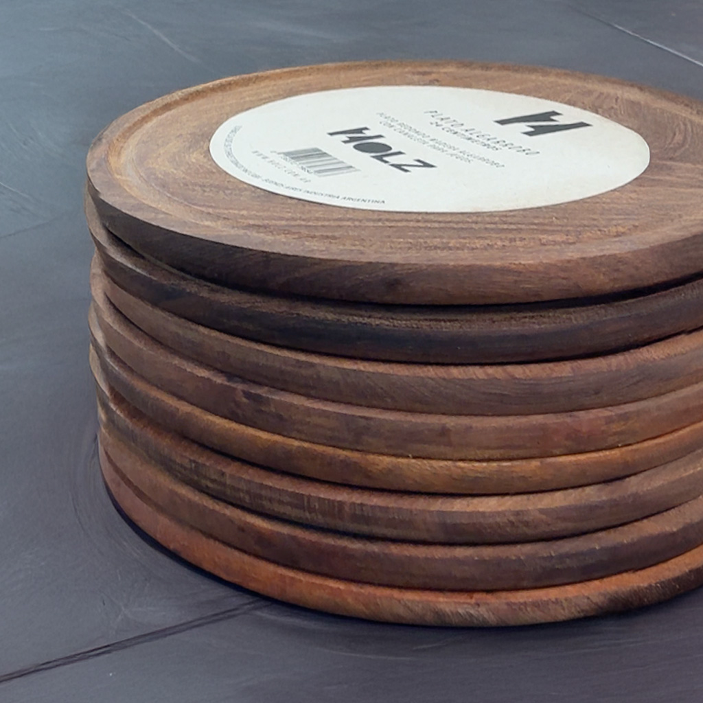 Platos Algarrobo x 8