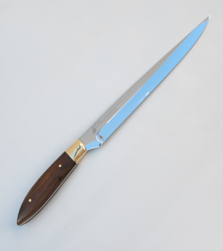 [AND002] Cuchillo artesanal nº 2 filetero. mango madera