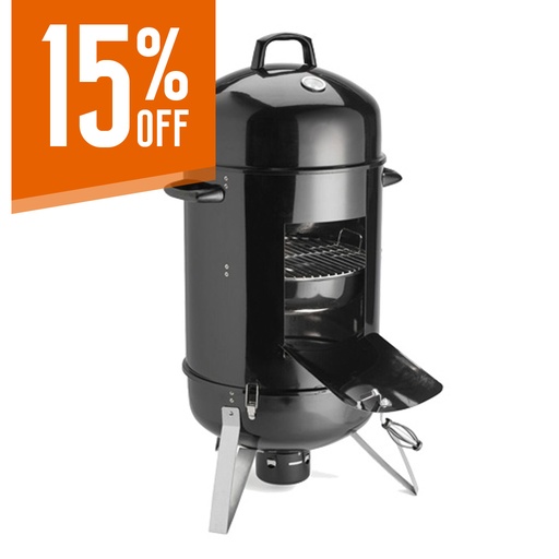 [BARR021] Horno ahumador vertical a carbón Fat Boy - Humos