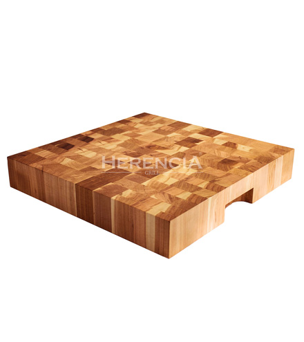 [HER019] Tabla wood decor grano vertical cuadrada - Herencia Grill