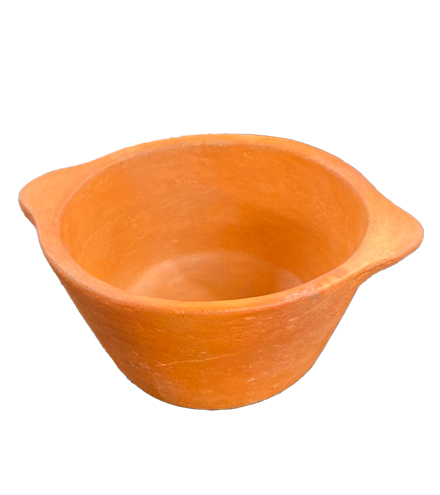 [JUA010] Cazuela de barro con asas sopera 14 cm