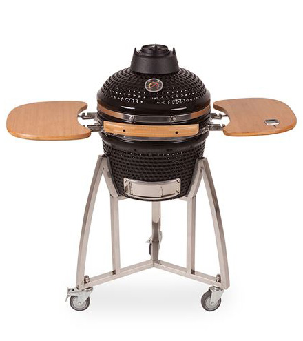 [KAMA017] Parrilla, horno, Kamado "PAMPERO, Negro" - Kamado Argentino
