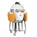 Parrilla horno Kamado "ASADOR CRIOLLO, Blanco" - Kamado Argentino